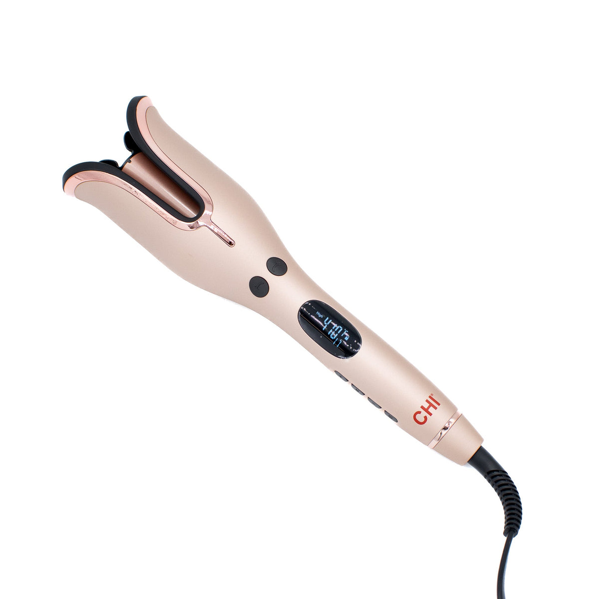 CHI Spin n Curl Ceramic Rotating Curler 1" ROSE GOLD - New by