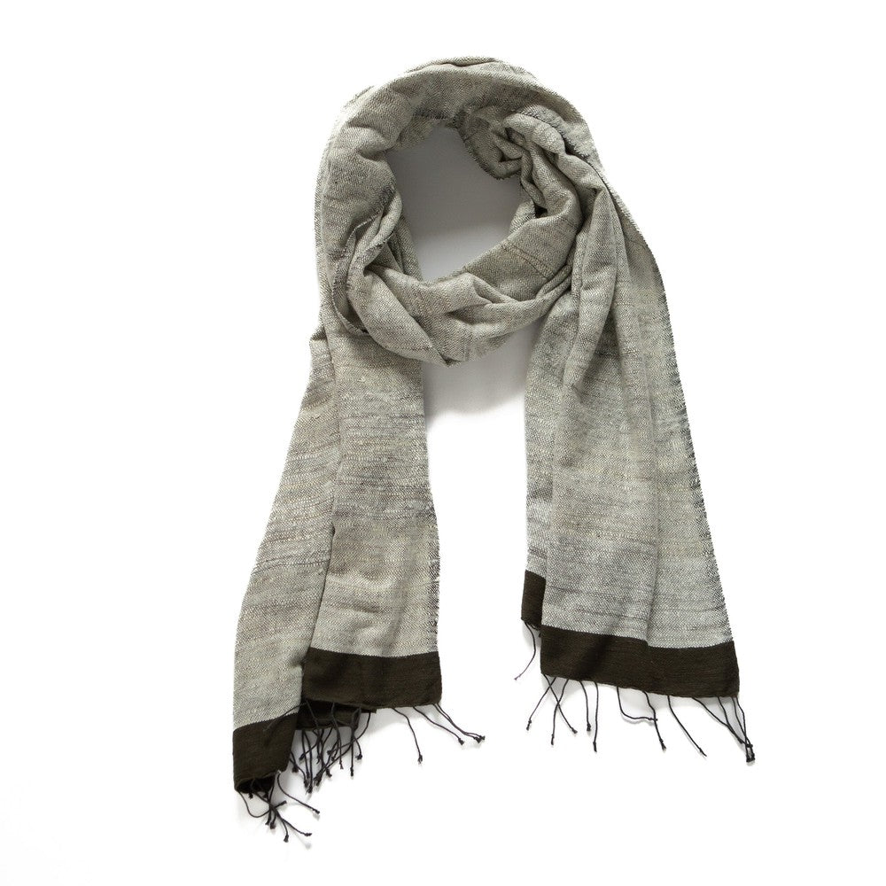 Stella Handwoven Ethiopian Silk and Cotton Shawl