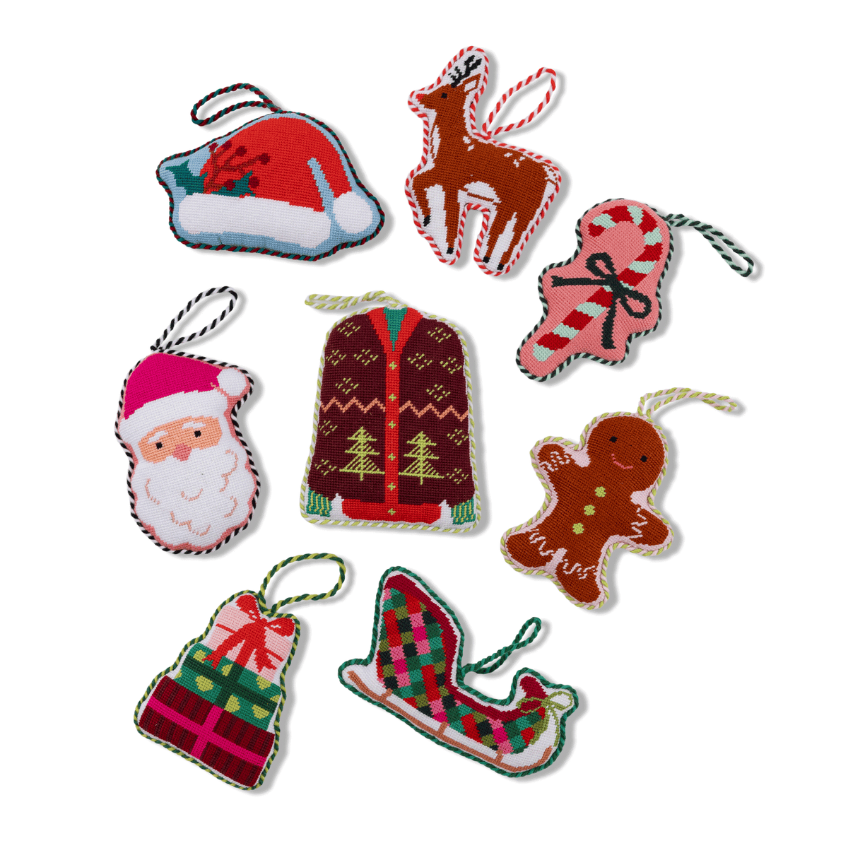 Needlepoint Icon Ornament - Sweater