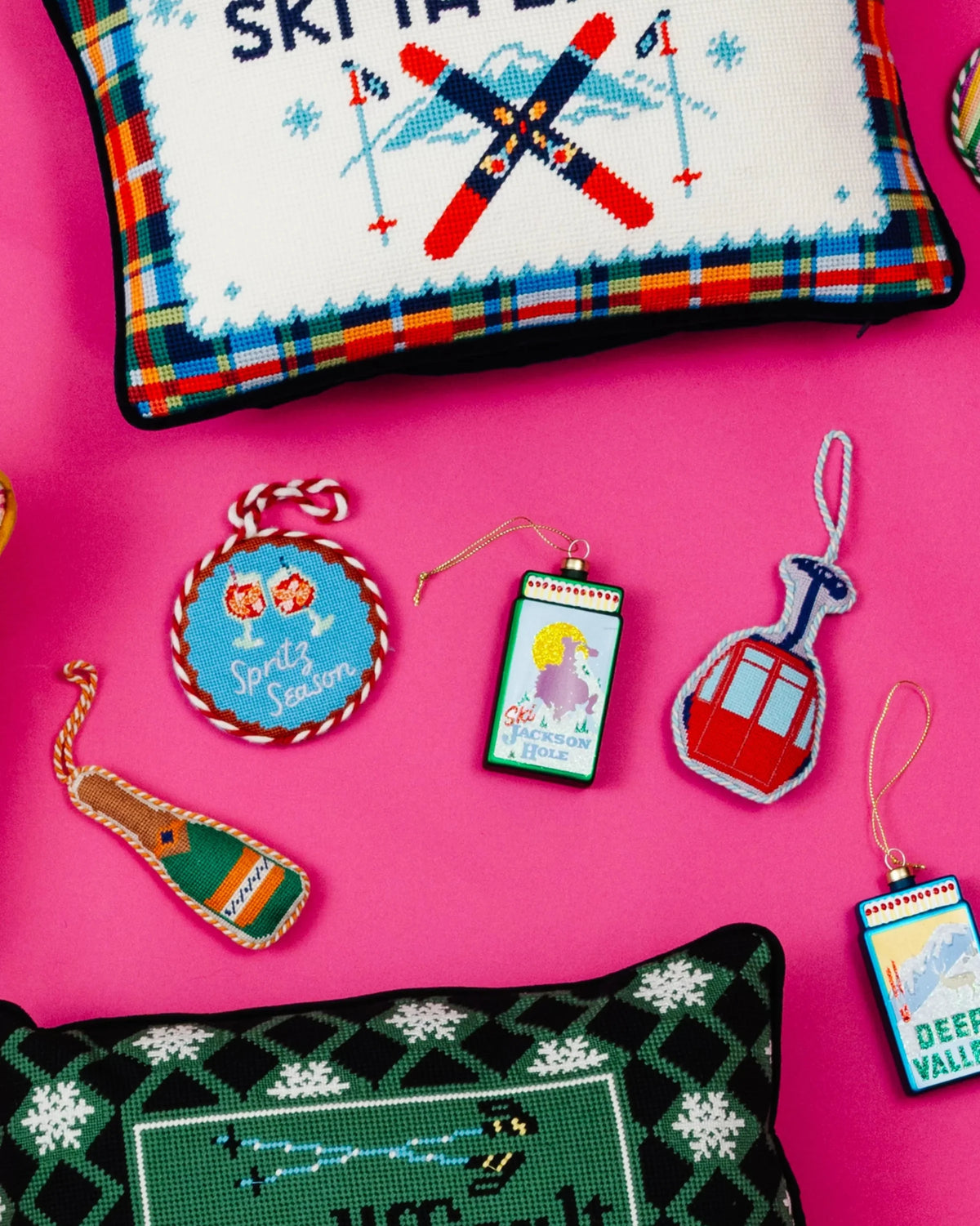 Needlepoint Ornament - Spritz Season
