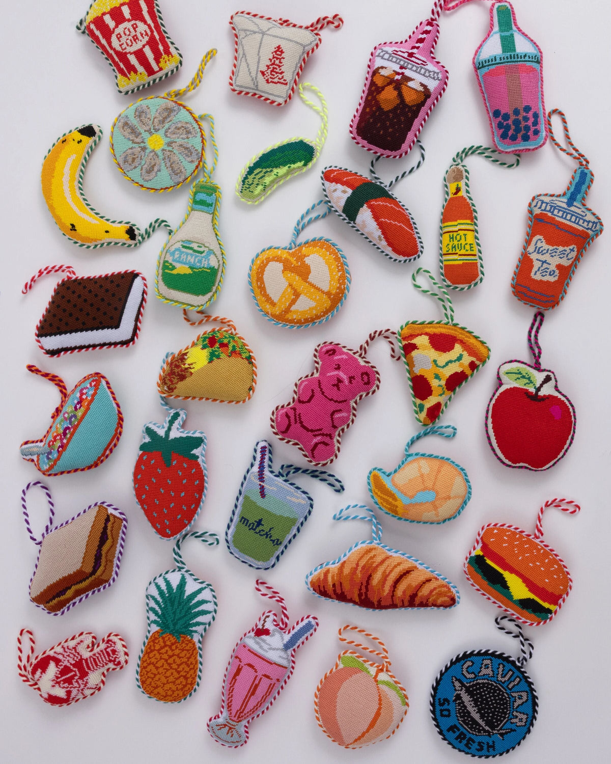 Needlepoint Icon Ornament - Lobster