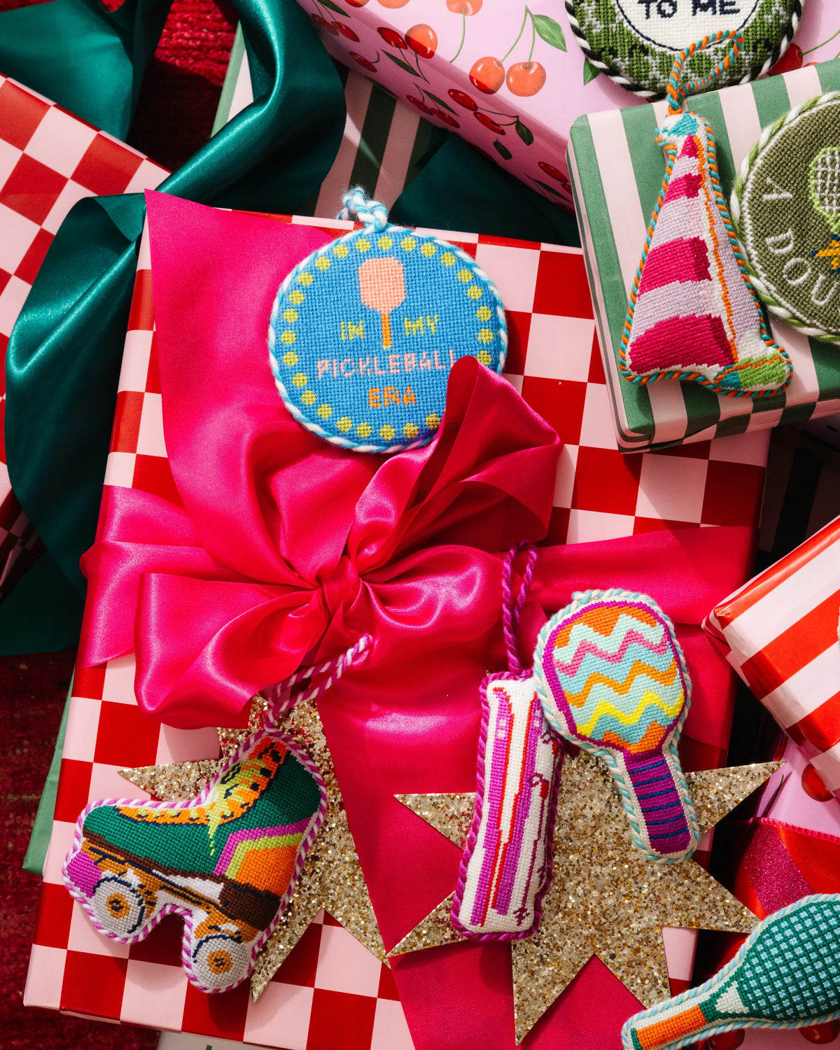 Needlepoint Ornament - Pickleball Era
