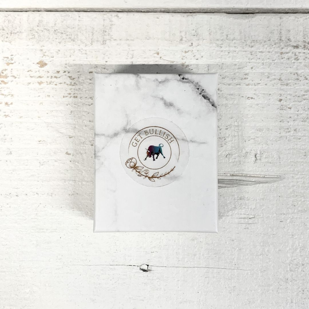 Sunny Skies '70s-'80s Style Enamel Rainbow Hook Earrings in Gift Box