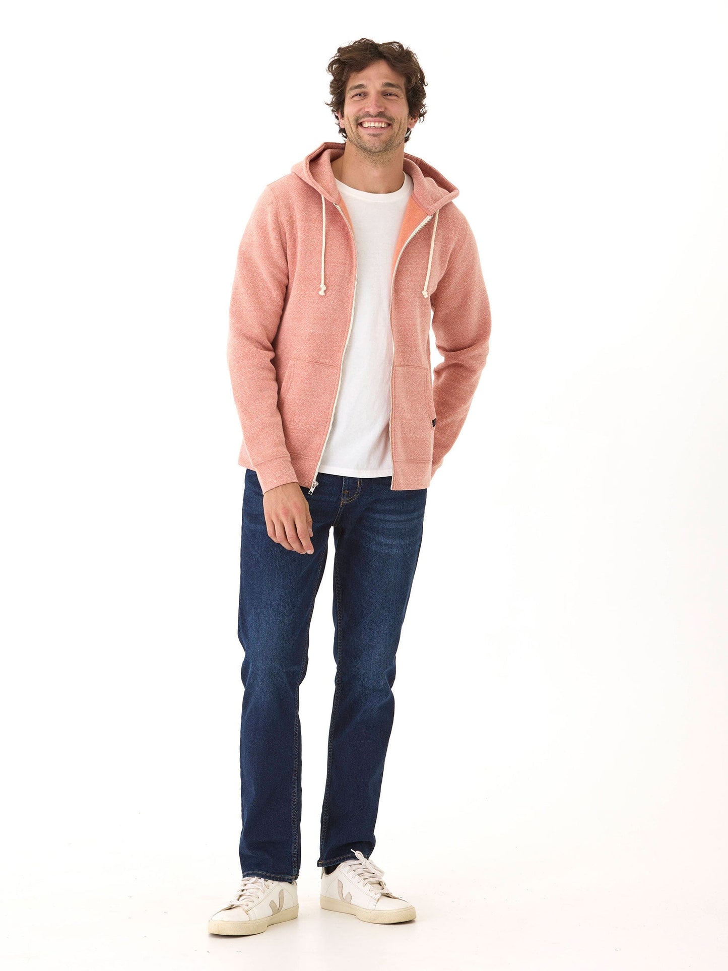Triblend Zip Fleece Hoodie