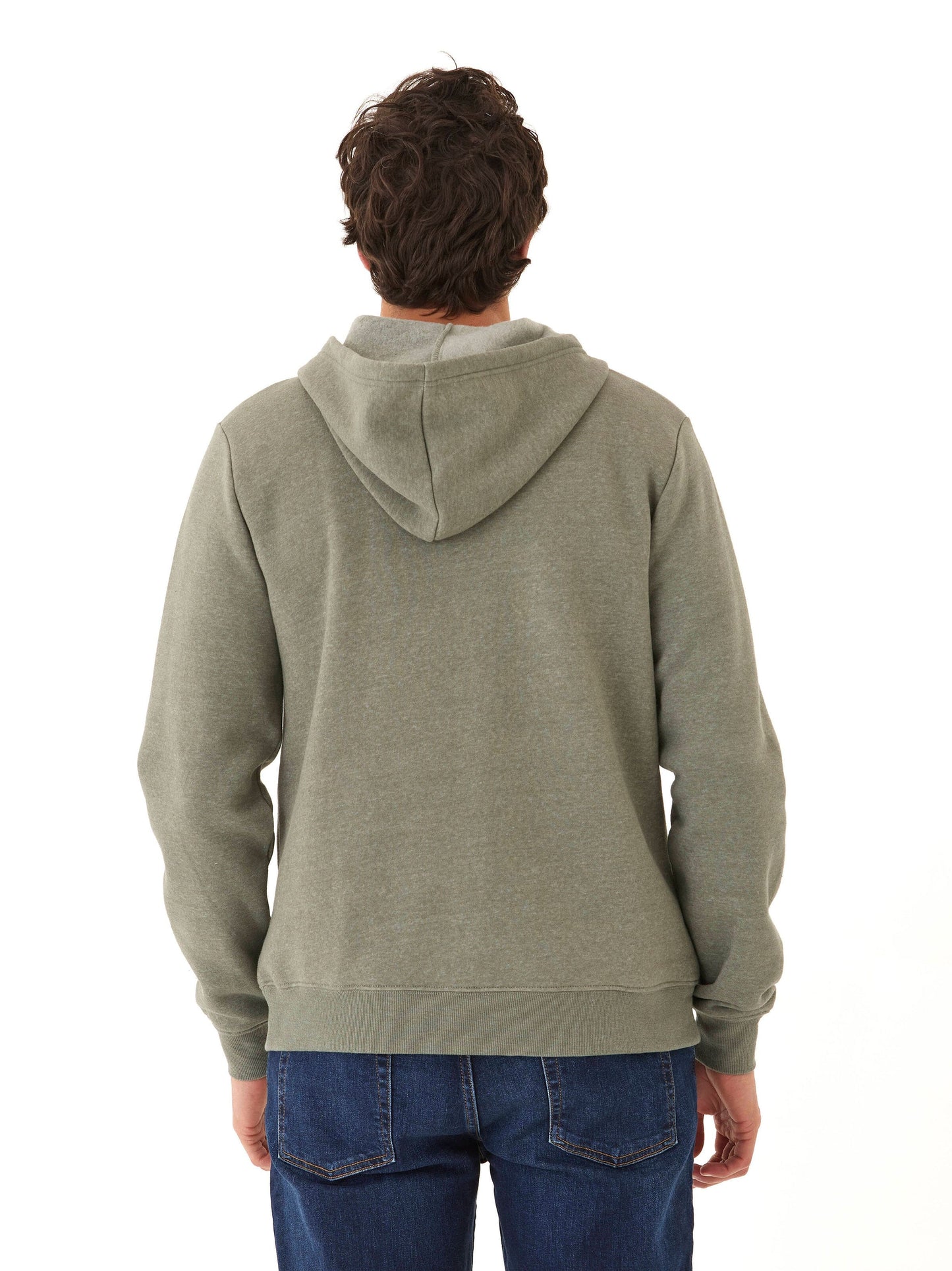 Kieran Triblend Fleece Henley Hoodie