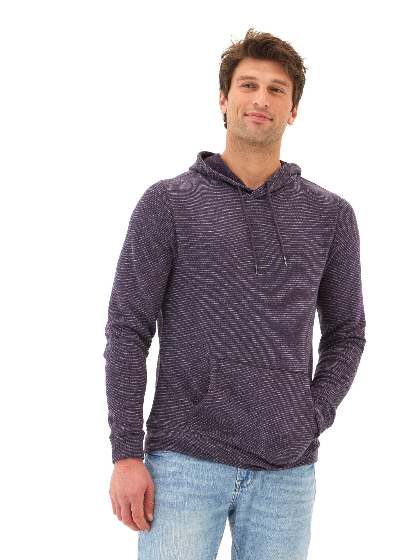 Nico Striped Terry Pullover Hoodie