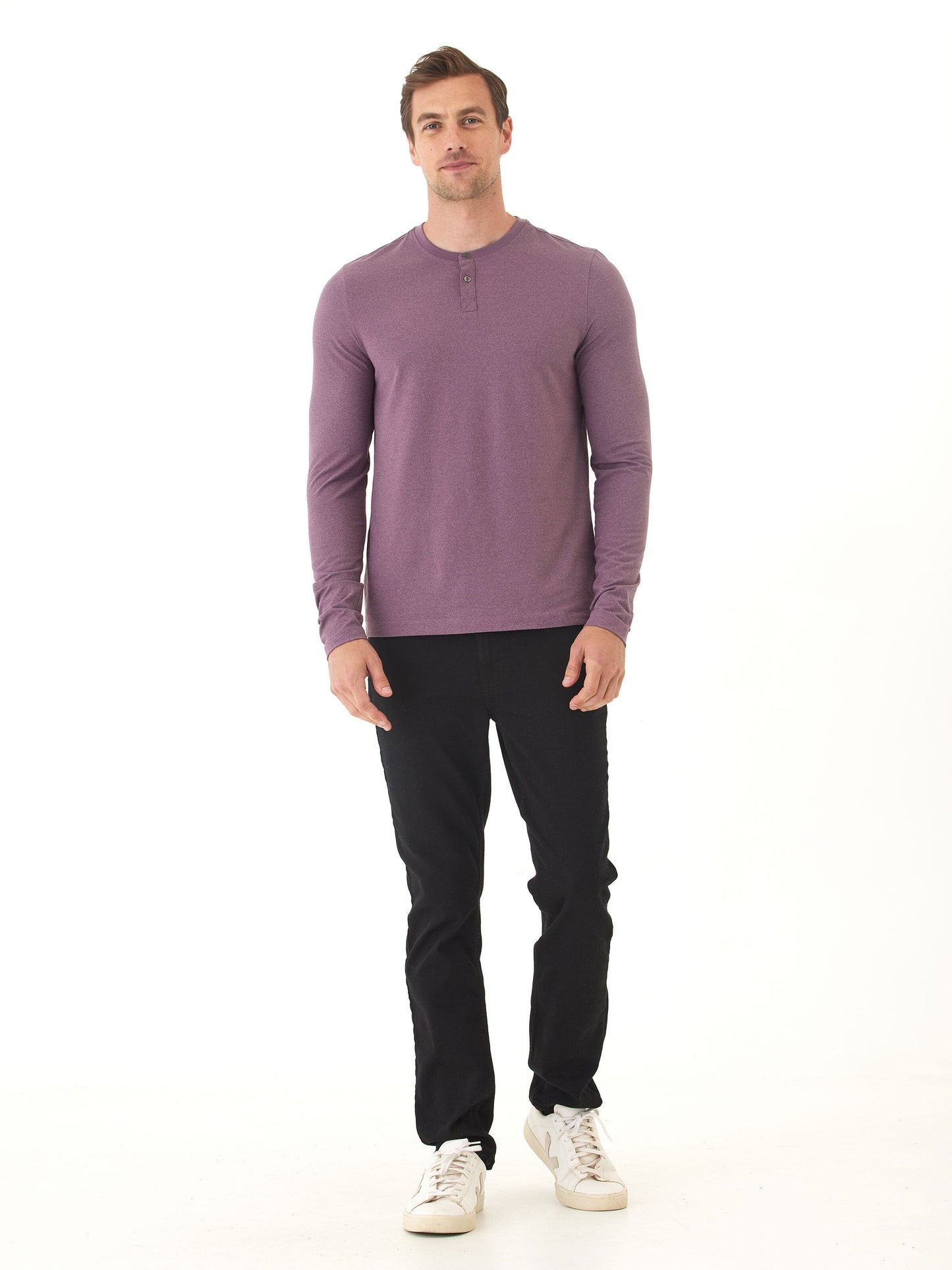 Frederick Luxe Jersey Long Sleeve Henley