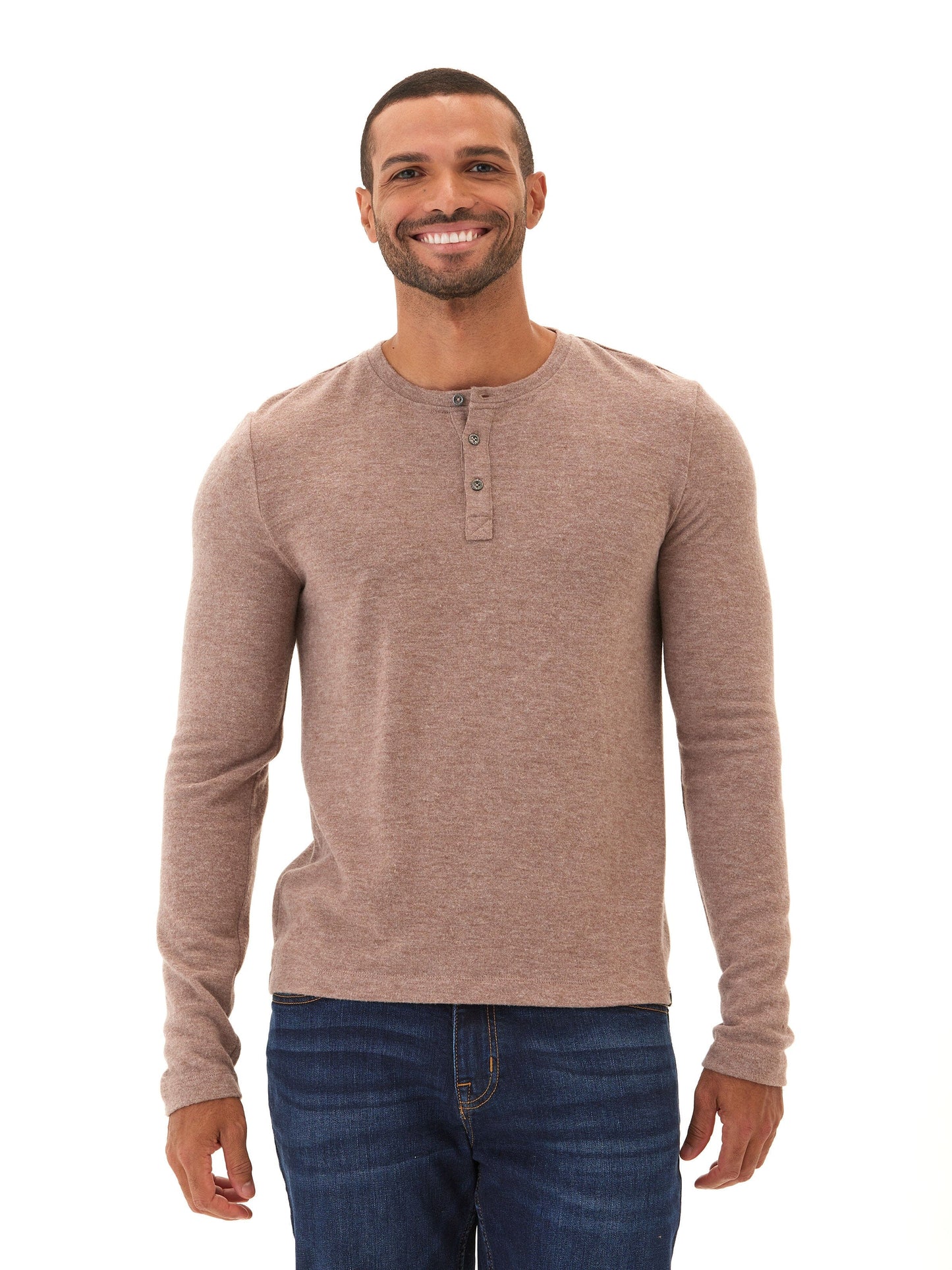 Elias Sweater Knit Long Sleeve Henley