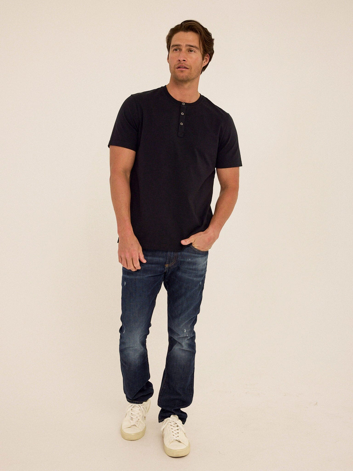 Shayne Organic Cotton Henley