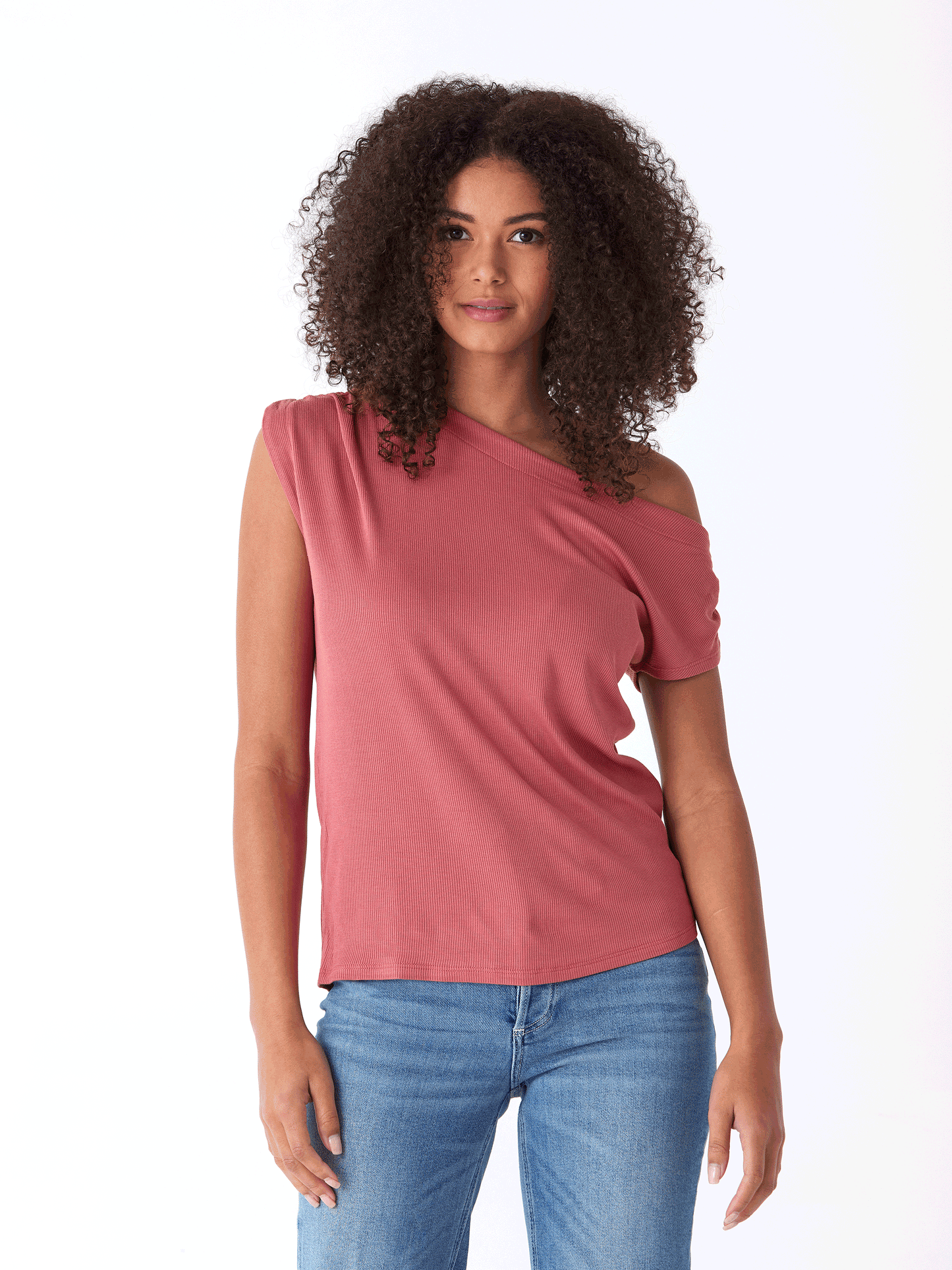 Leoni Feather Rib Short Sleeve