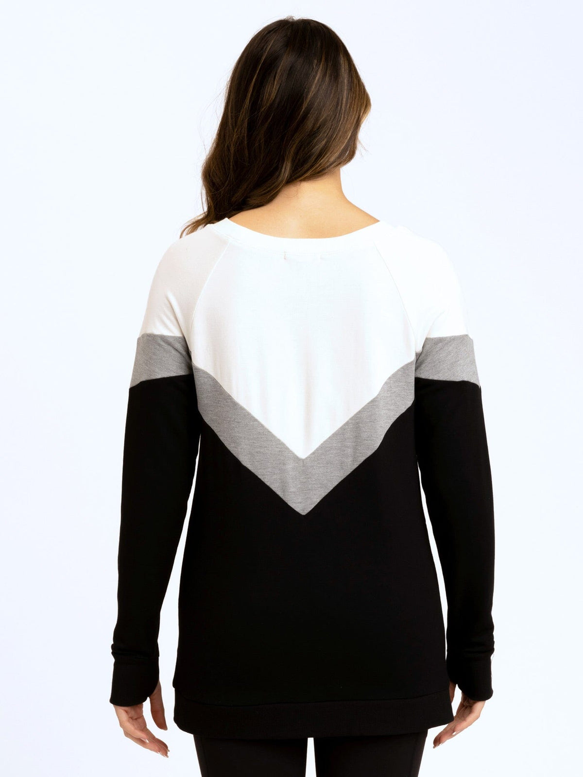 Chevron Colorblock Tunic