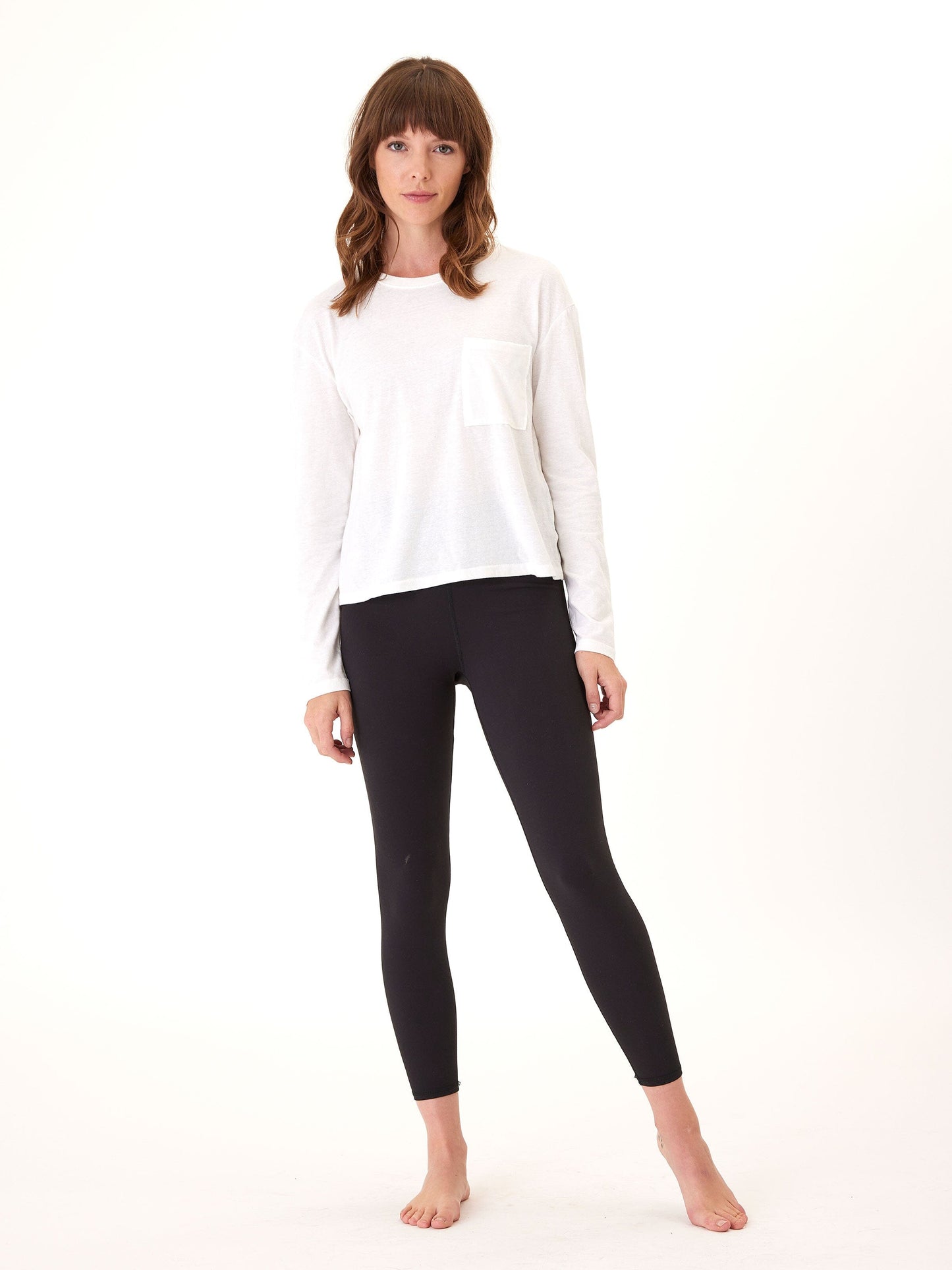 Maggie Triblend Long Sleeve Pocket Tee
