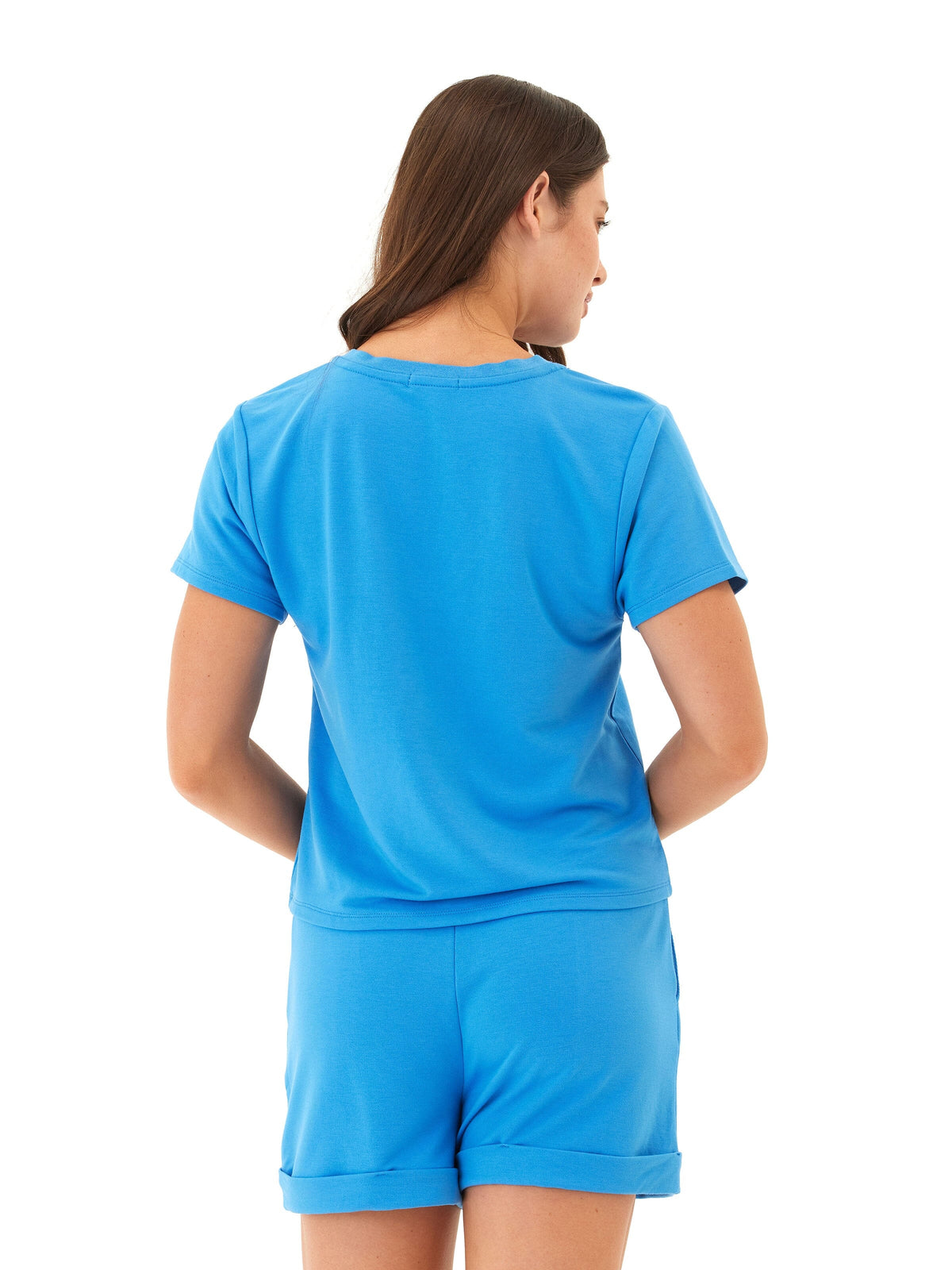Core Modal Terry V Neck Tee