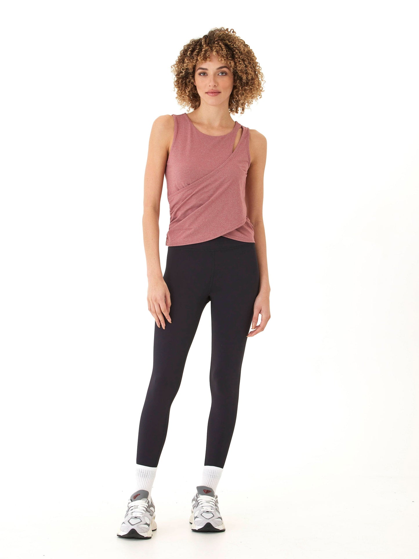 Cynthia Luxe Jersey Wrap Tank