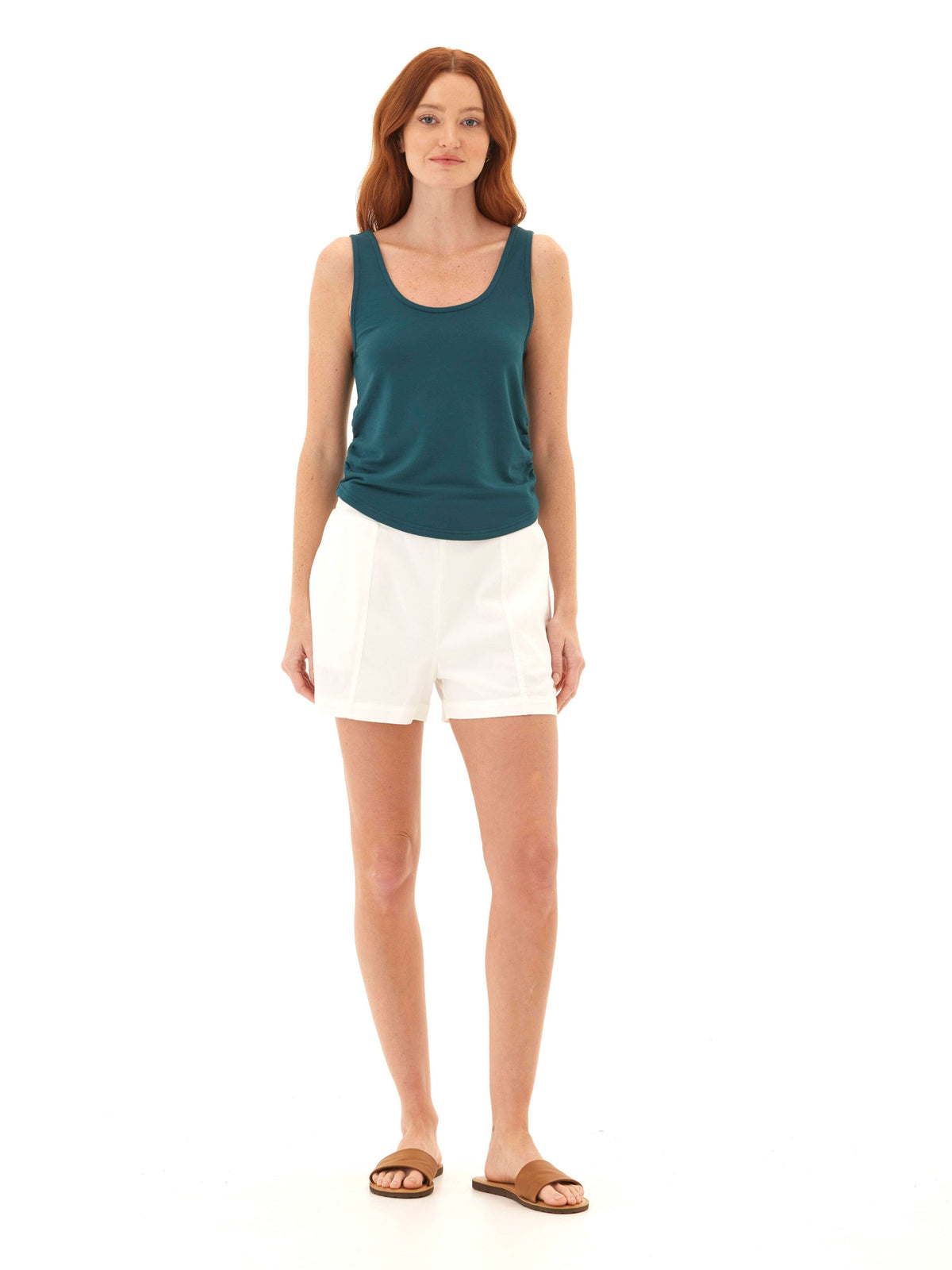 Juliette Modal Terry Ruched Tank