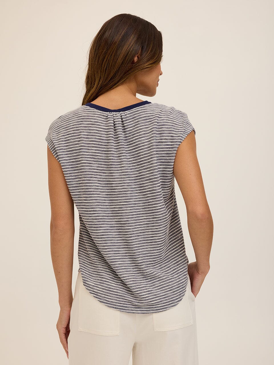 Alonna Stripe Jersey Top