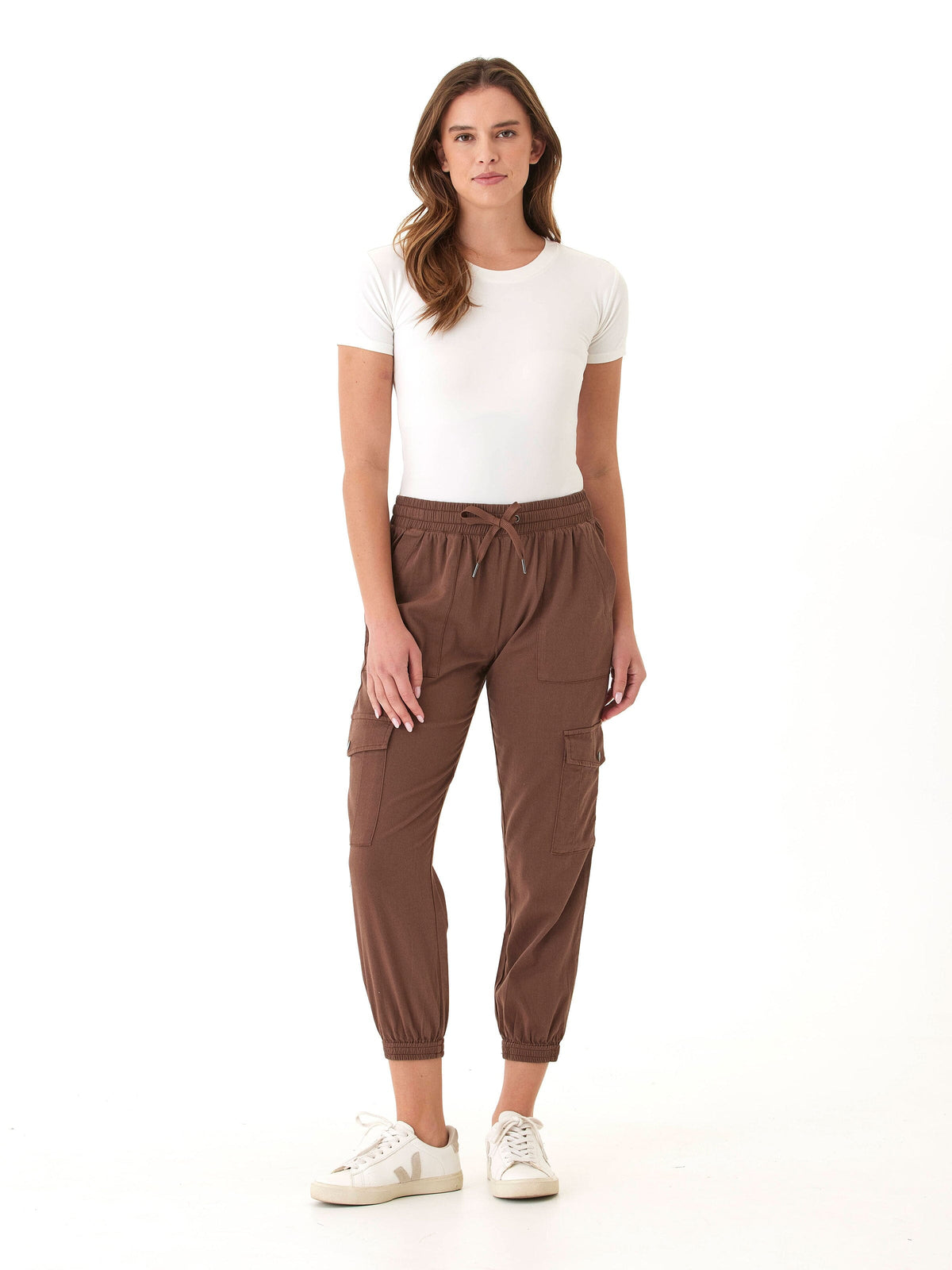 Delilah Stretch Twill Cargo Jogger 27"