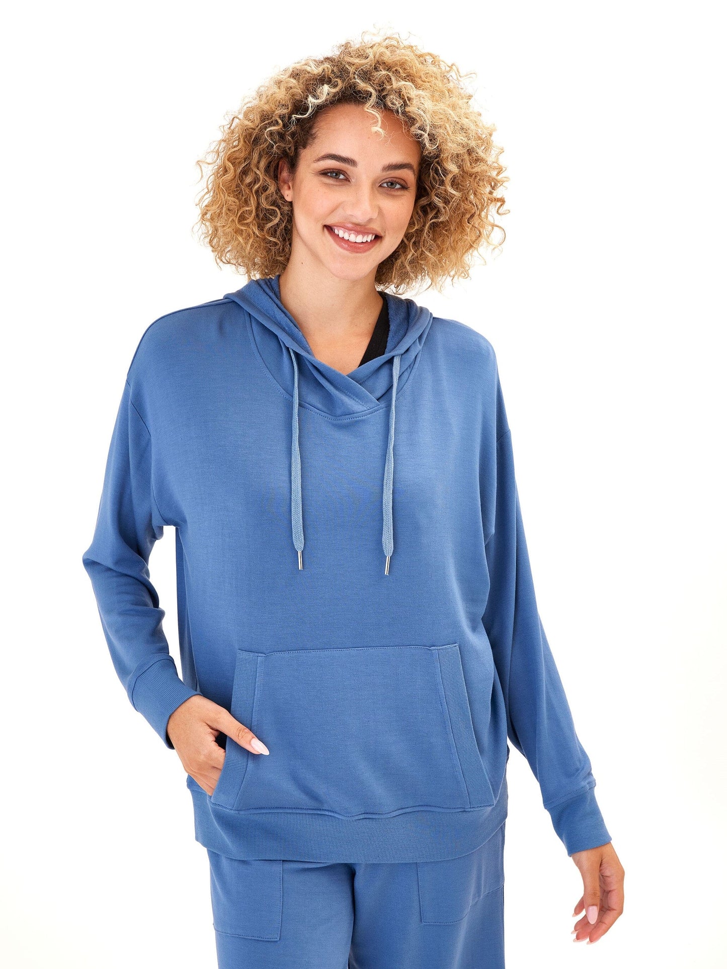 Madge Feather Fleece Pullover Hoodie