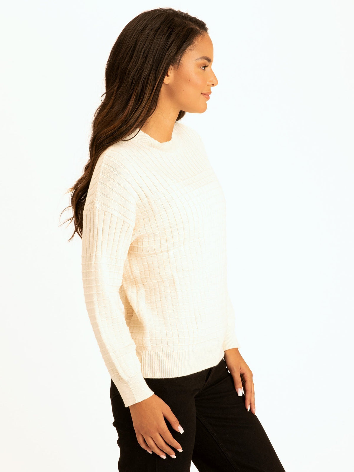 Bibiana Mixed Media Sweater