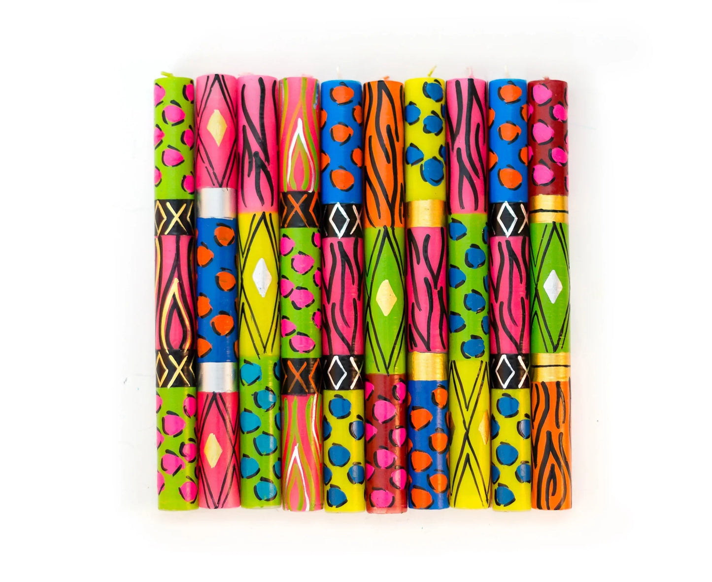 NEW!! Wild Animal Painted Candles