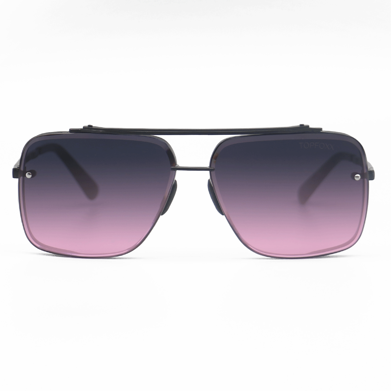 Bella Faded Purple and Pink - Tangle Free Aviator Sunglasses