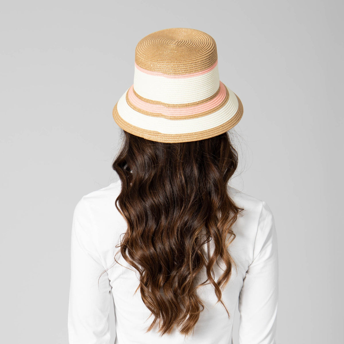 Las Palmas Bucket - Ultrabraid Striped Bucket Hat