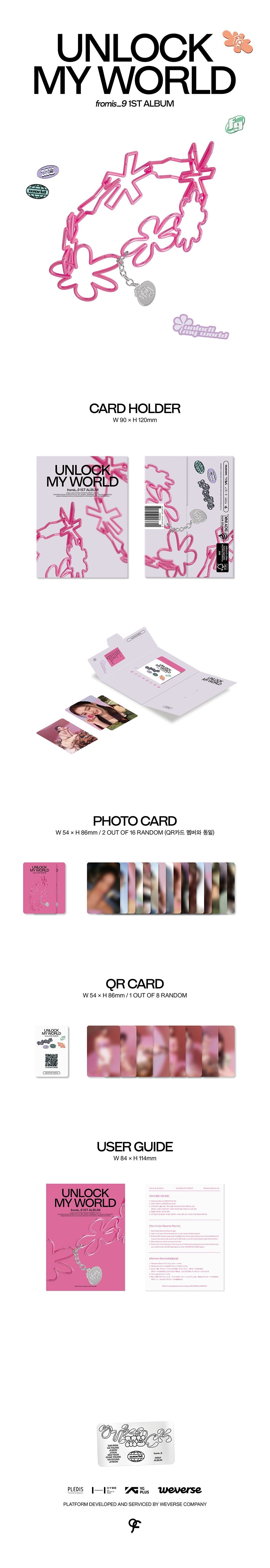 Fromis_9 1st Album - Unlock My World (Weverse Albums Ver)