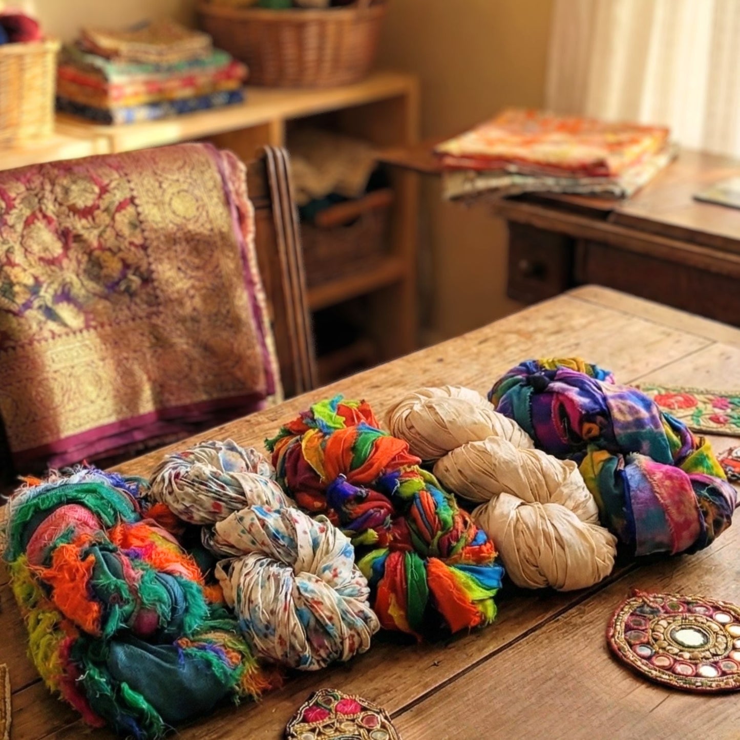 Bollywood Jewel Mix Sari Ribbon 5-Pack