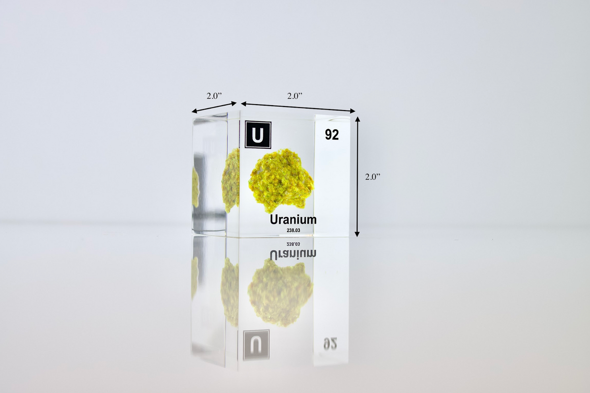 Uranium Element Cube (2inch Autunite)