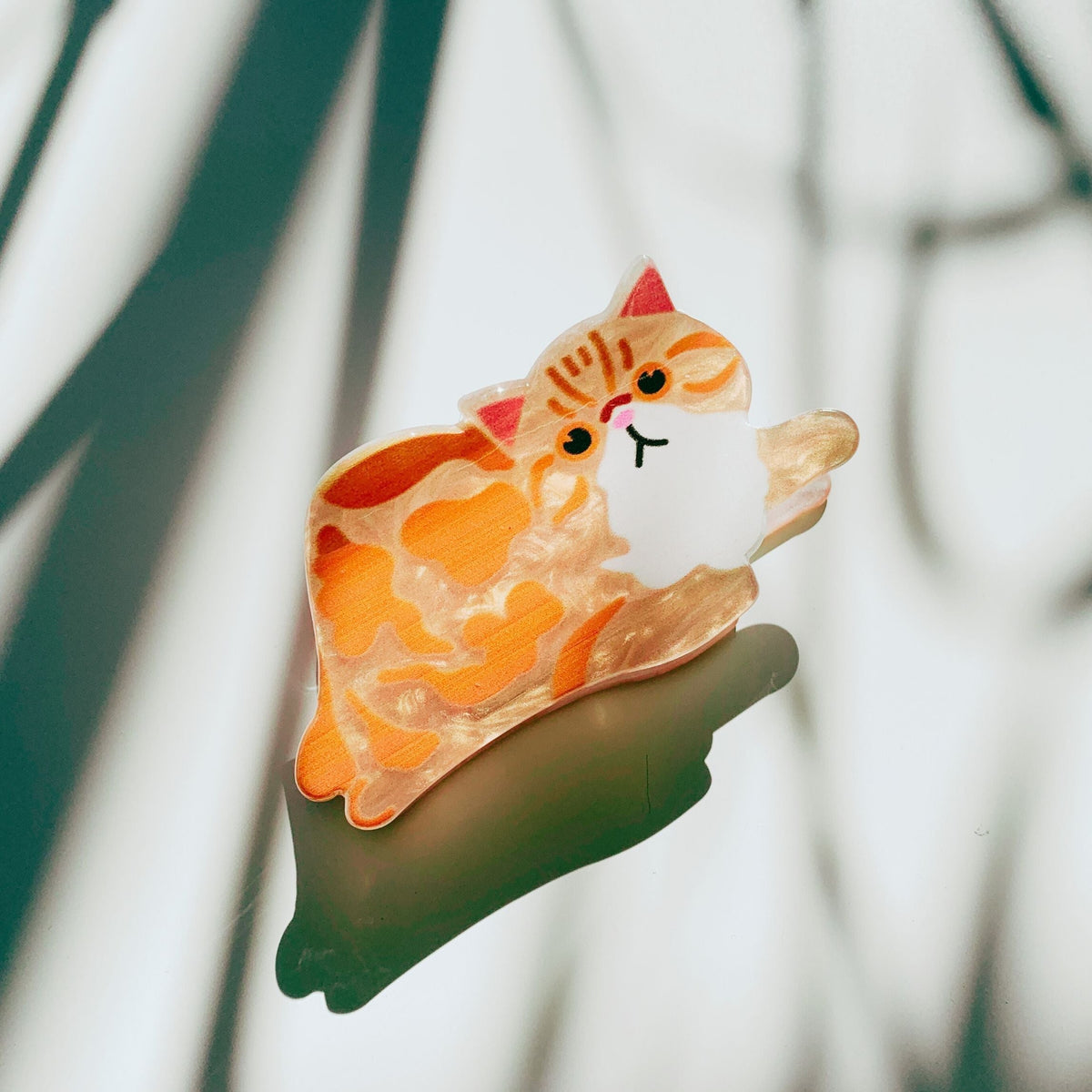 Velvet Claws Mini Orange Cat Hair Claw