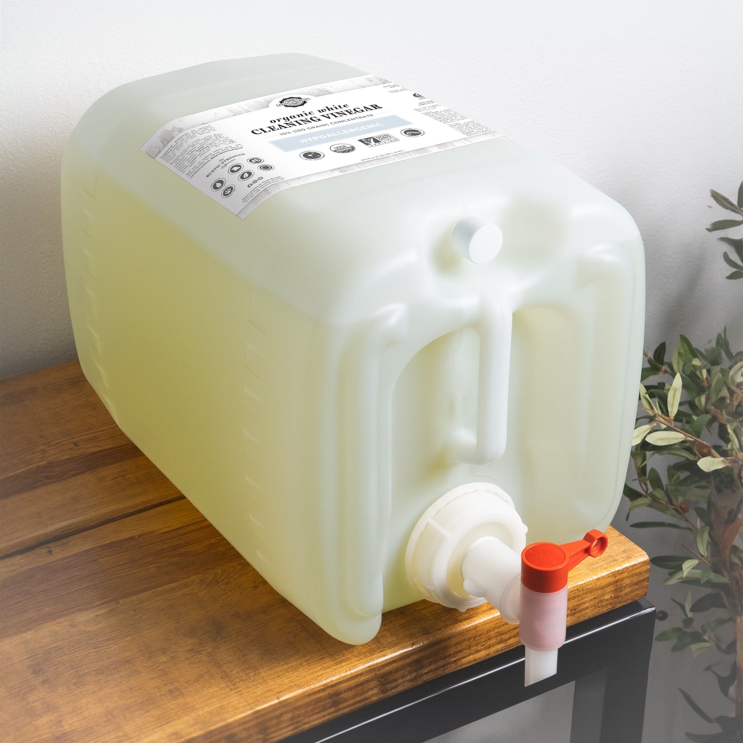 Organic White Cleaning Vinegar | 5% (50 grain)