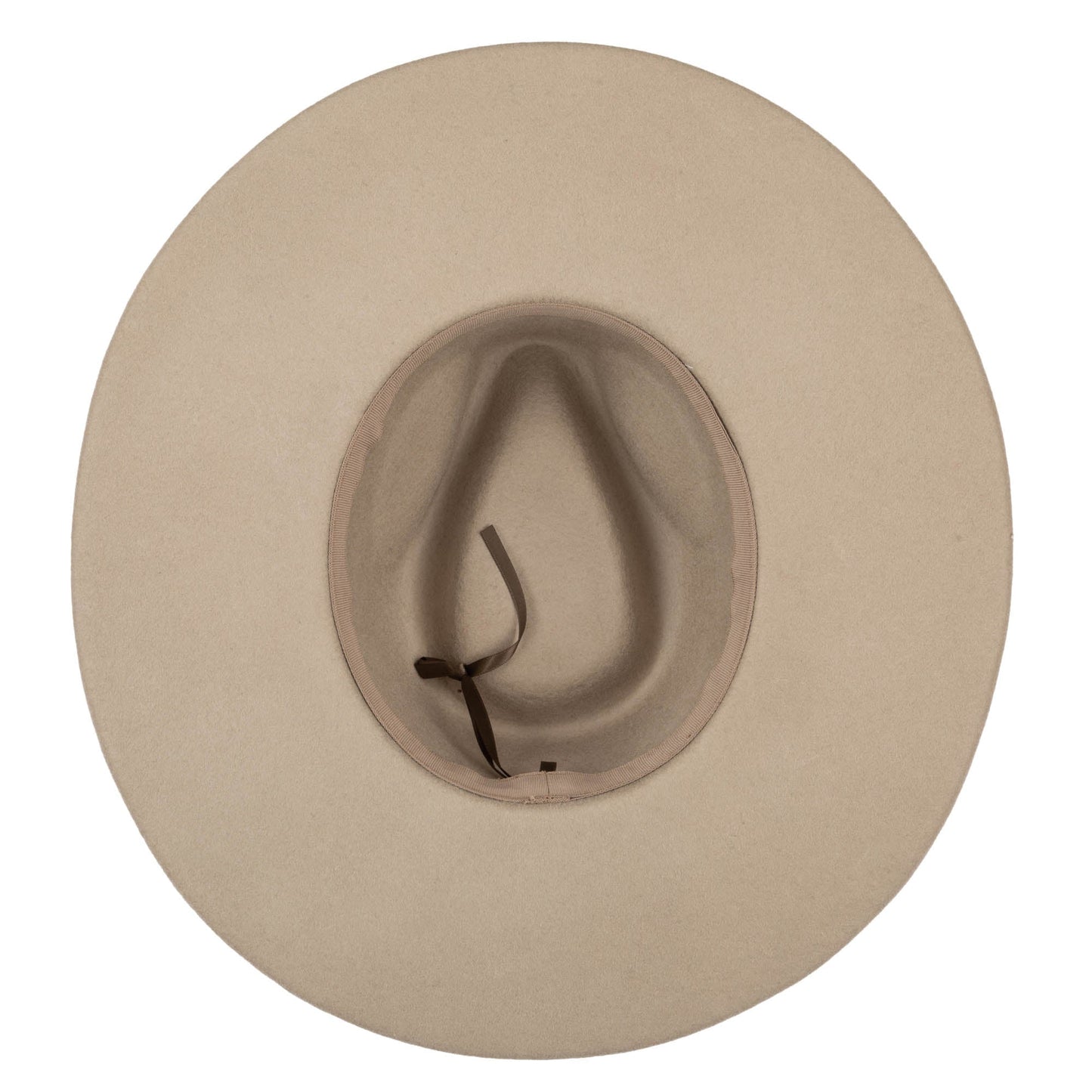 Nothing But Neutral Wool Felt Stiff Rolled Brim Fedora