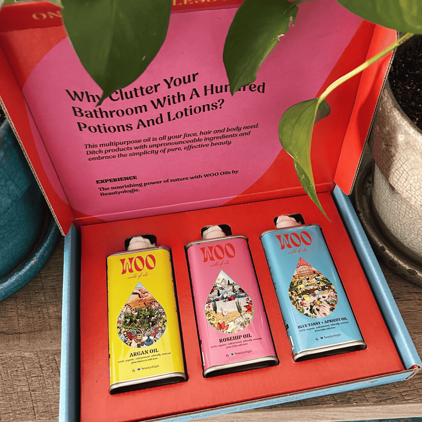 Bundle of 3 Oils, 100% Organic