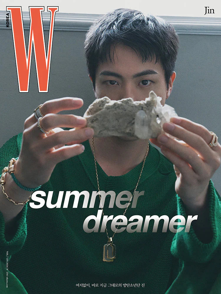 BTS Jin On W Korea Magazine Cover (Volume 7 2024 Issue)