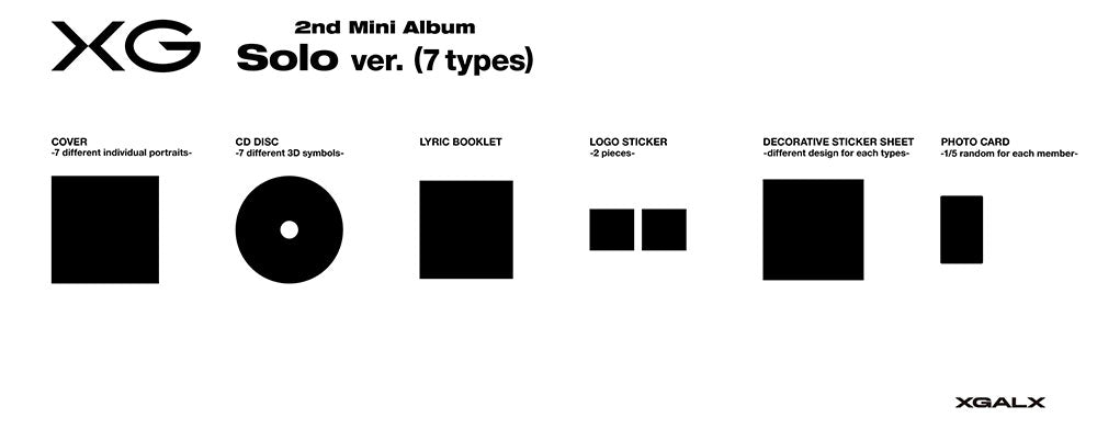 Xg 2nd Mini Album - Solo Ver