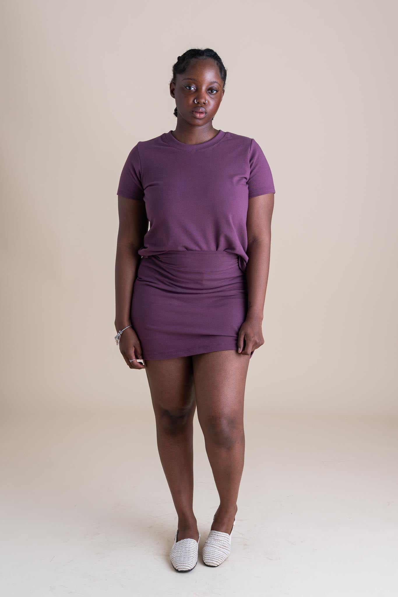 Elsa Skort in Plum