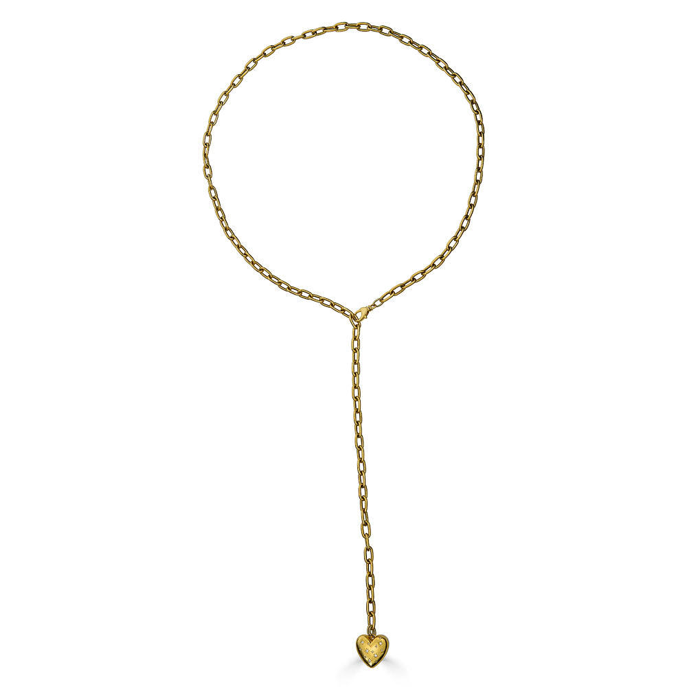 Long Heart Necklace