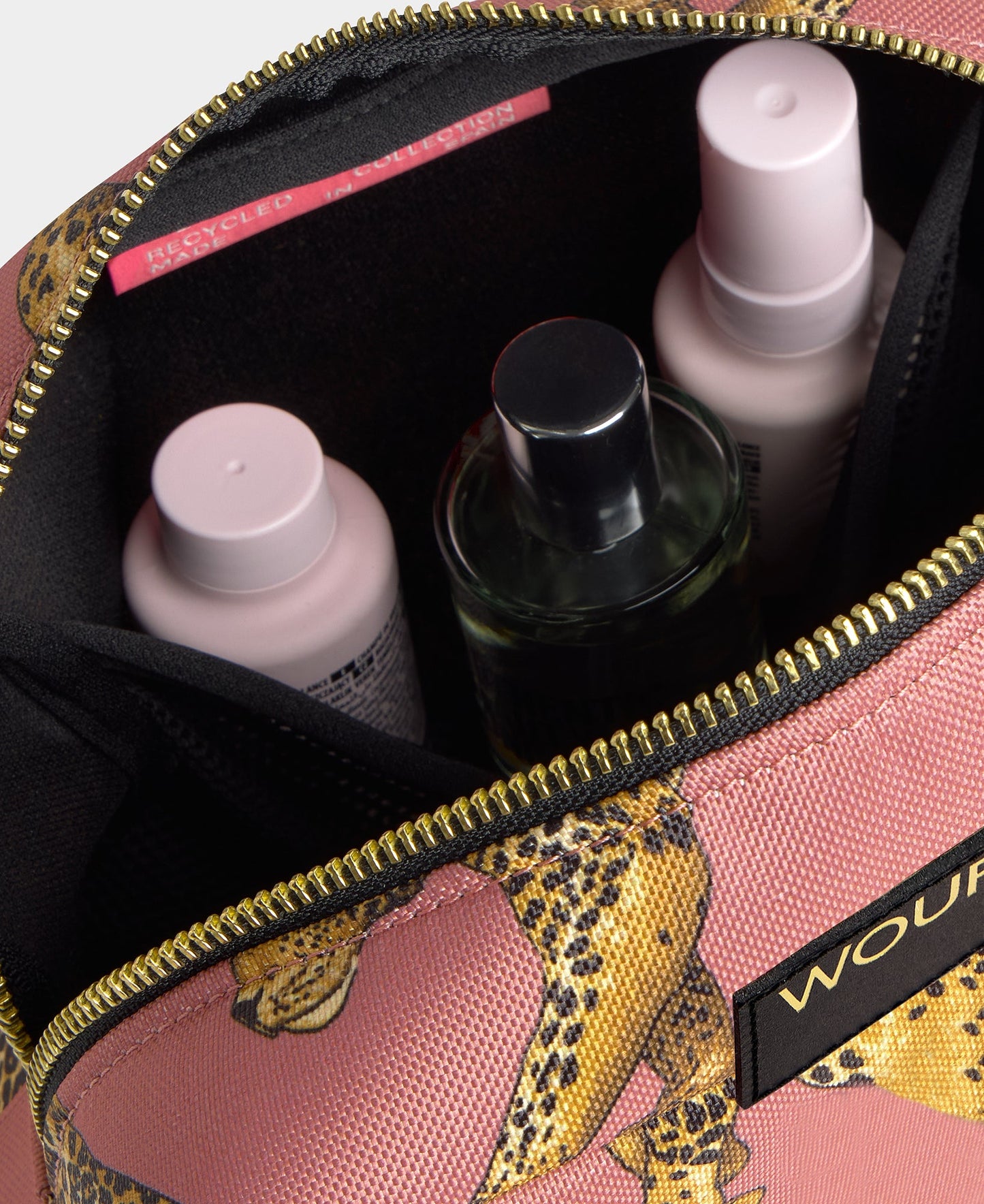 Blush Leopard Vanity Bag