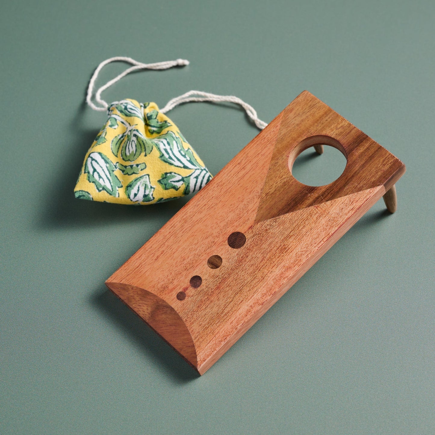 Wood Tabletop Cornhole Game
