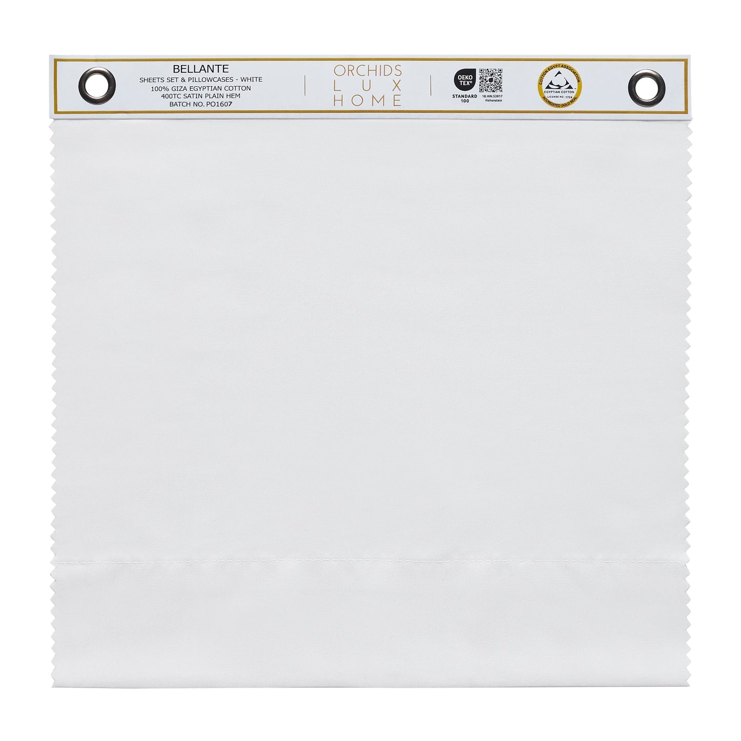 Bellante Giza Cotton Percale Sheet Swatch
