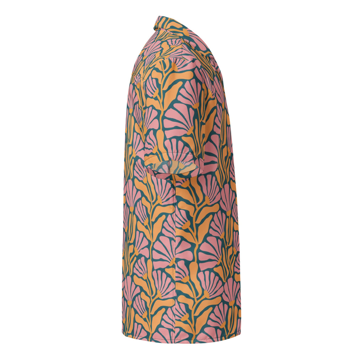Tropic Orchid Point Button Down Hawaiian Shirt