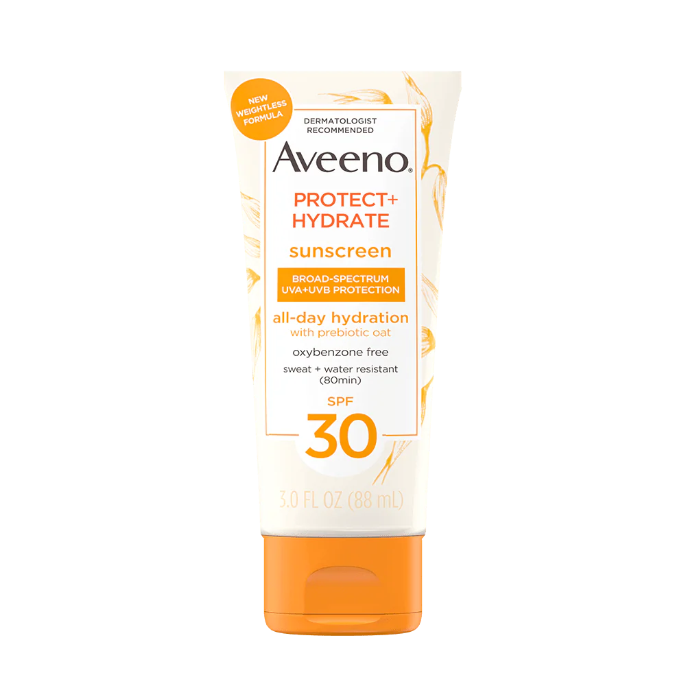Aveeno Protect + Hydrate Sunscreen Broad Spectrum Body Lotion SPF 30