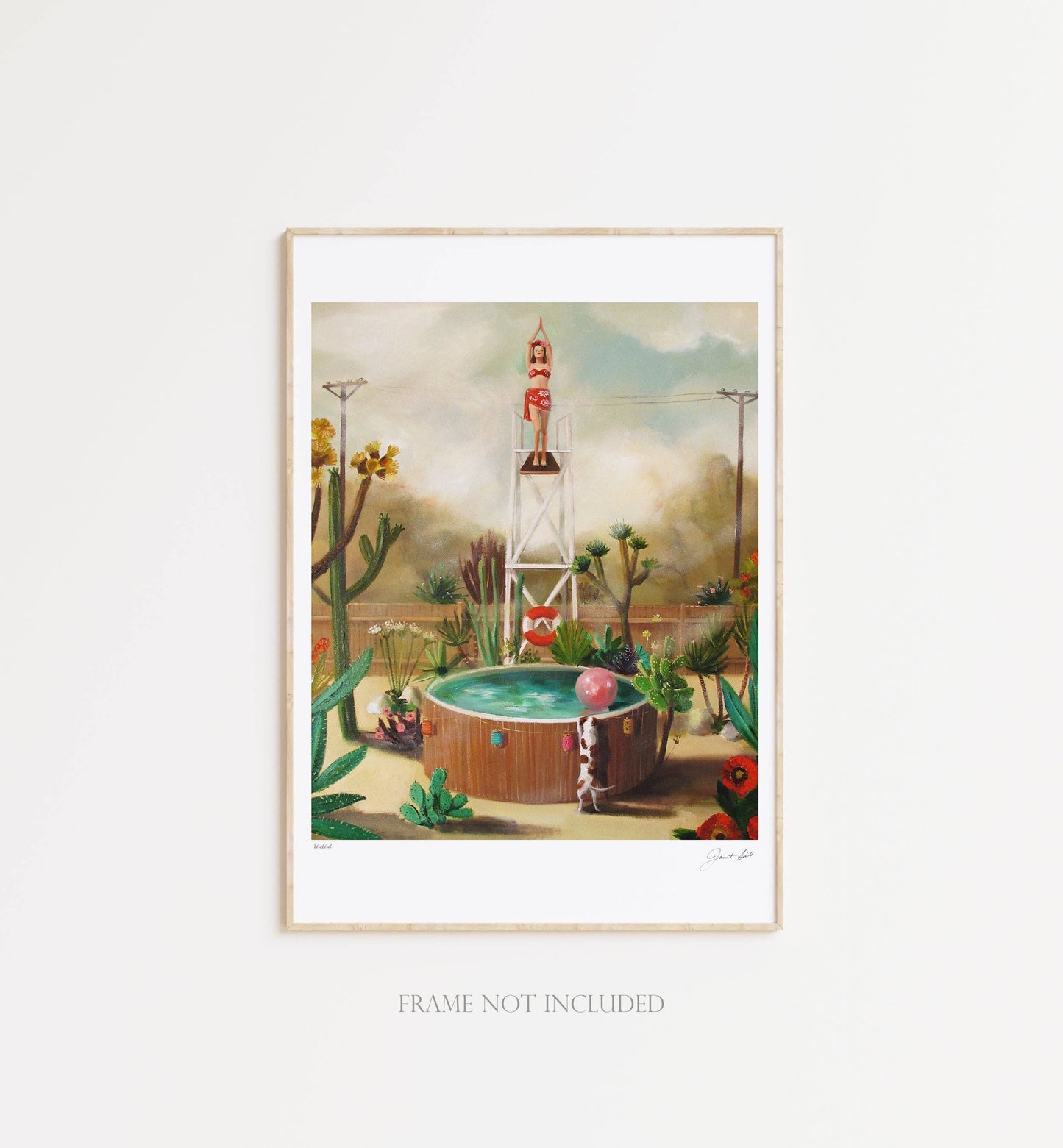 Firebird Art Print by Janet Hill