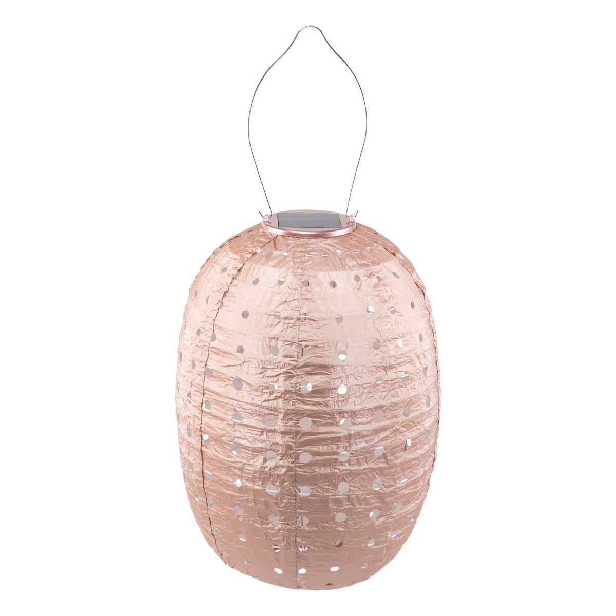 Soji Stella - Barrel Swiss Dot - 14" Solar Lantern