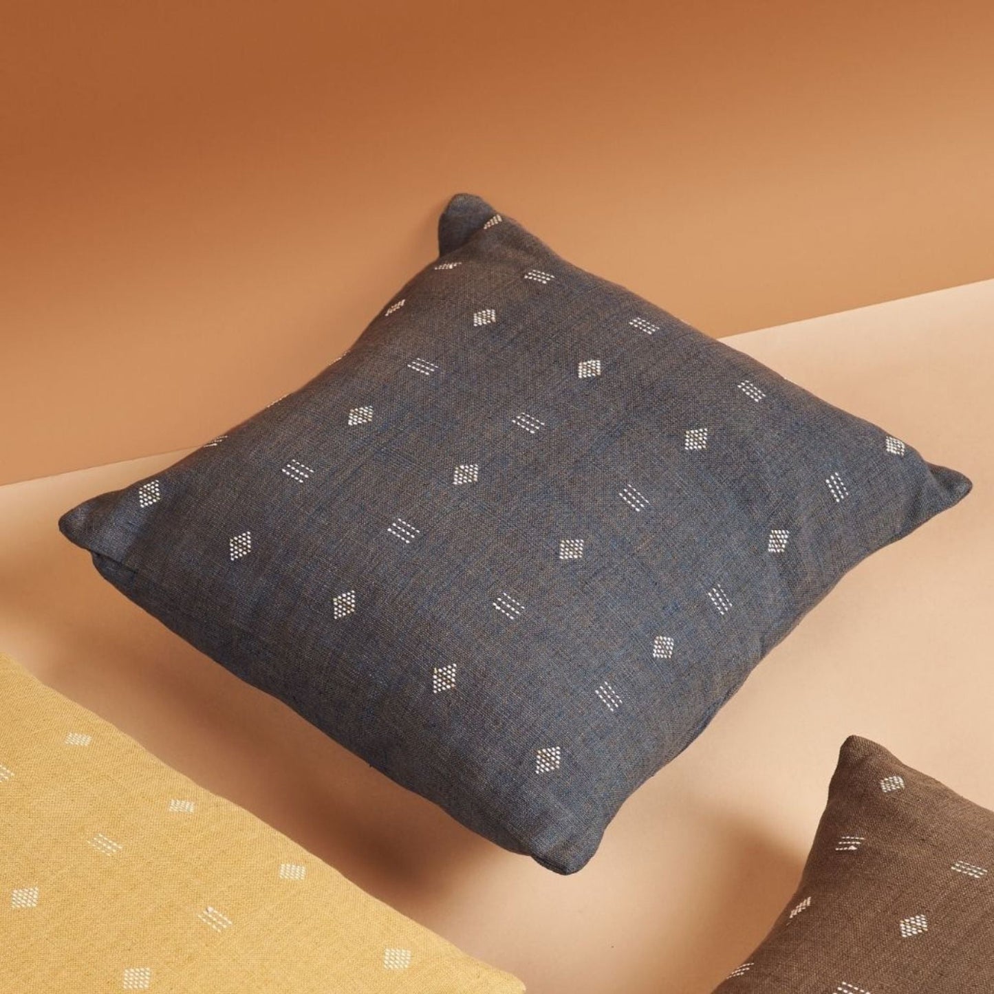 Nira Indigo Hand Spun Organic Cotton Handloom Pillow