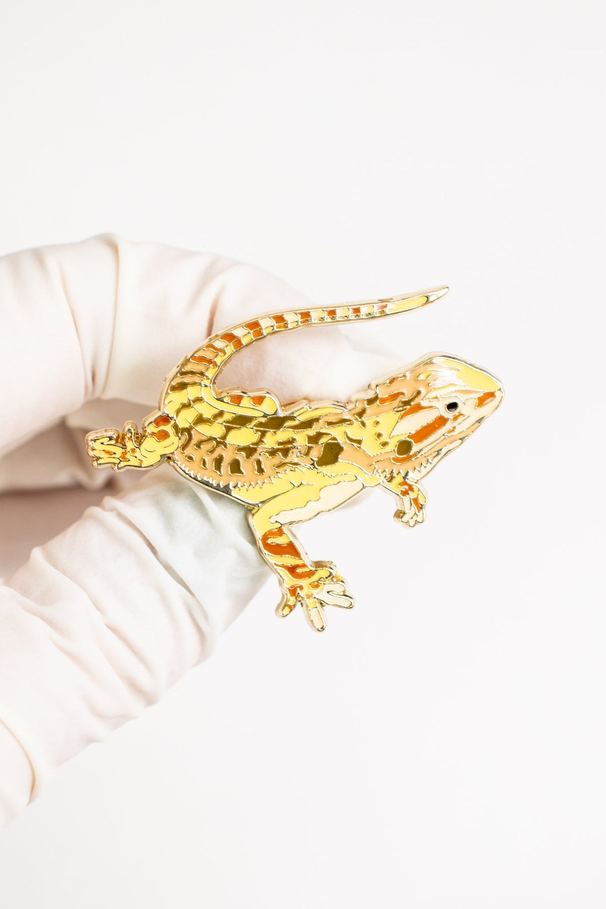 Bearded Dragon Enamel Pin (Pogona vitticeps)
