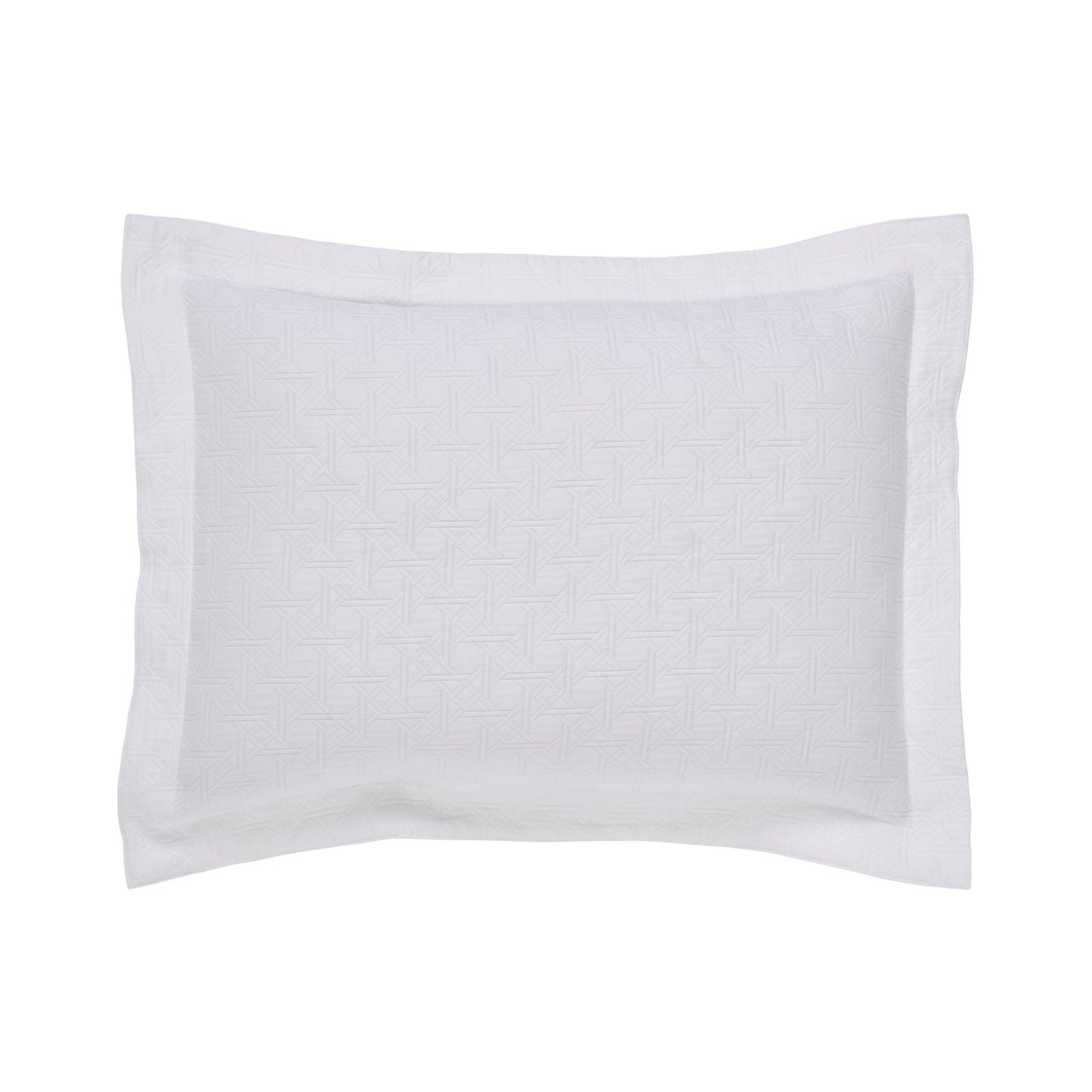 Frontier Geometric Matelasse Coverlet Sham
