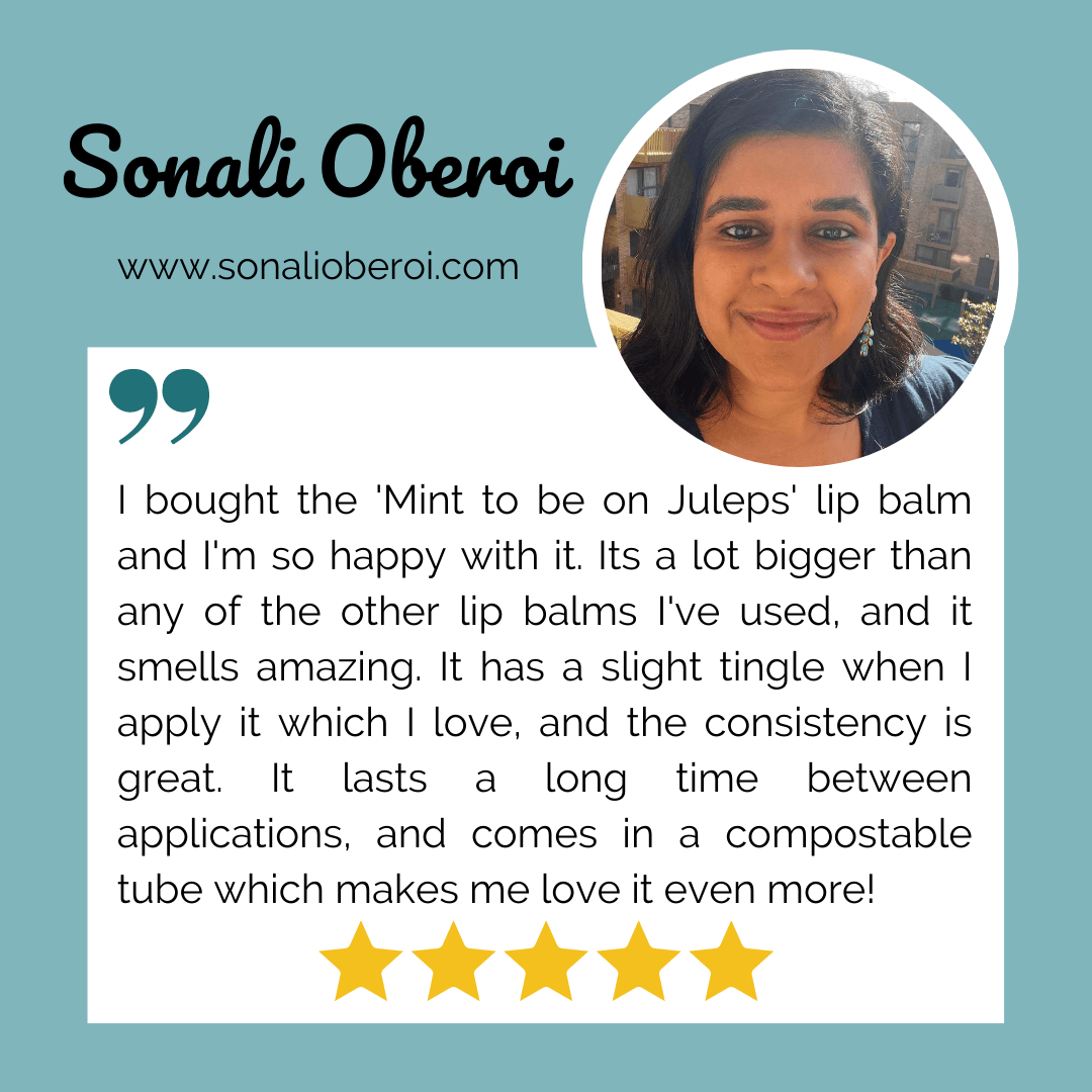 Mint to be on Juleps - No-Melt Beeswax Lip Balm