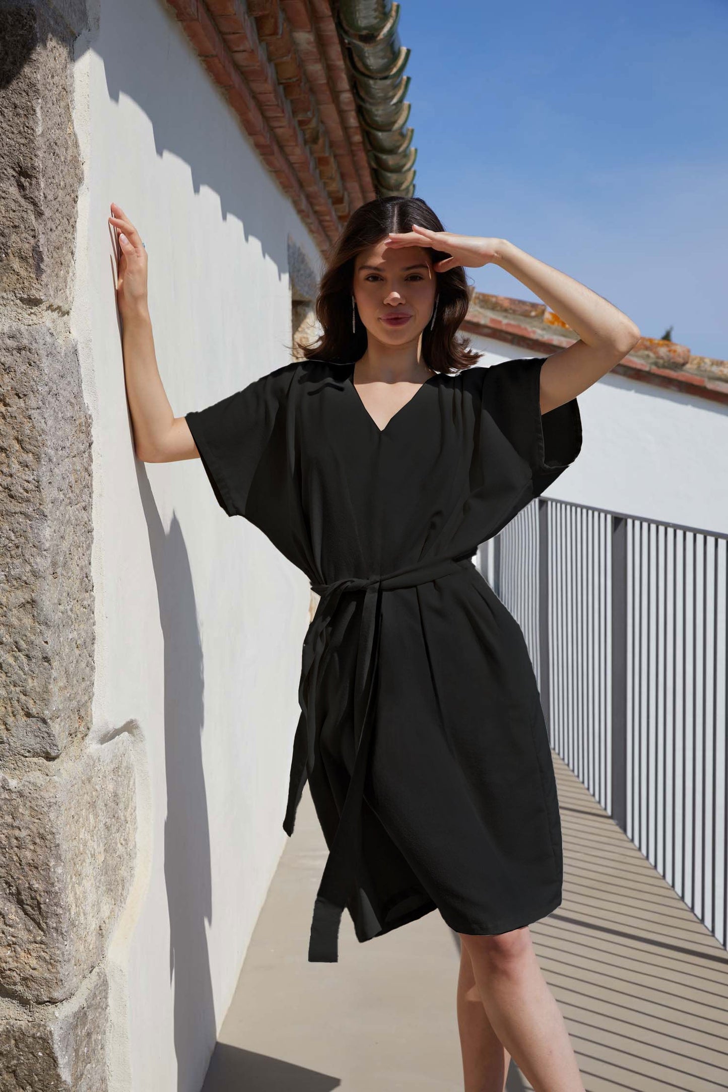 Raw Silk Caftan