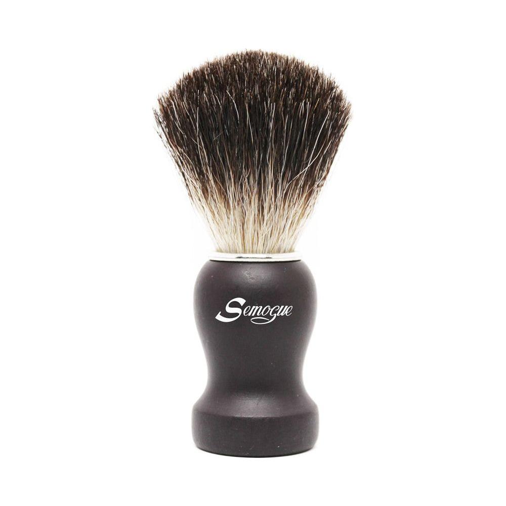 Semogue Pharos-c3 Pure Black Badger Shaving Brush - Black